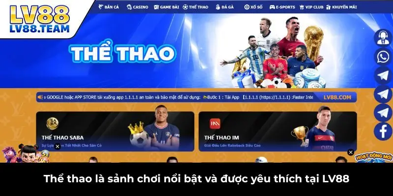 Trang chủ 11 the-thao-la-sanh-choi-noi-bat-va-duoc-yeu-thich-tai-lv88